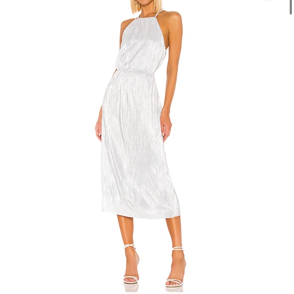 House of Harlow Silver Midi Dress Revolve